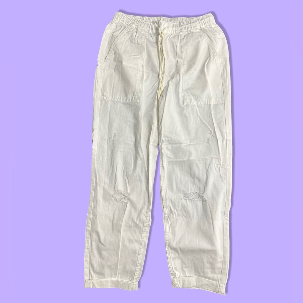 Aerie white drawstring pants with Tags on